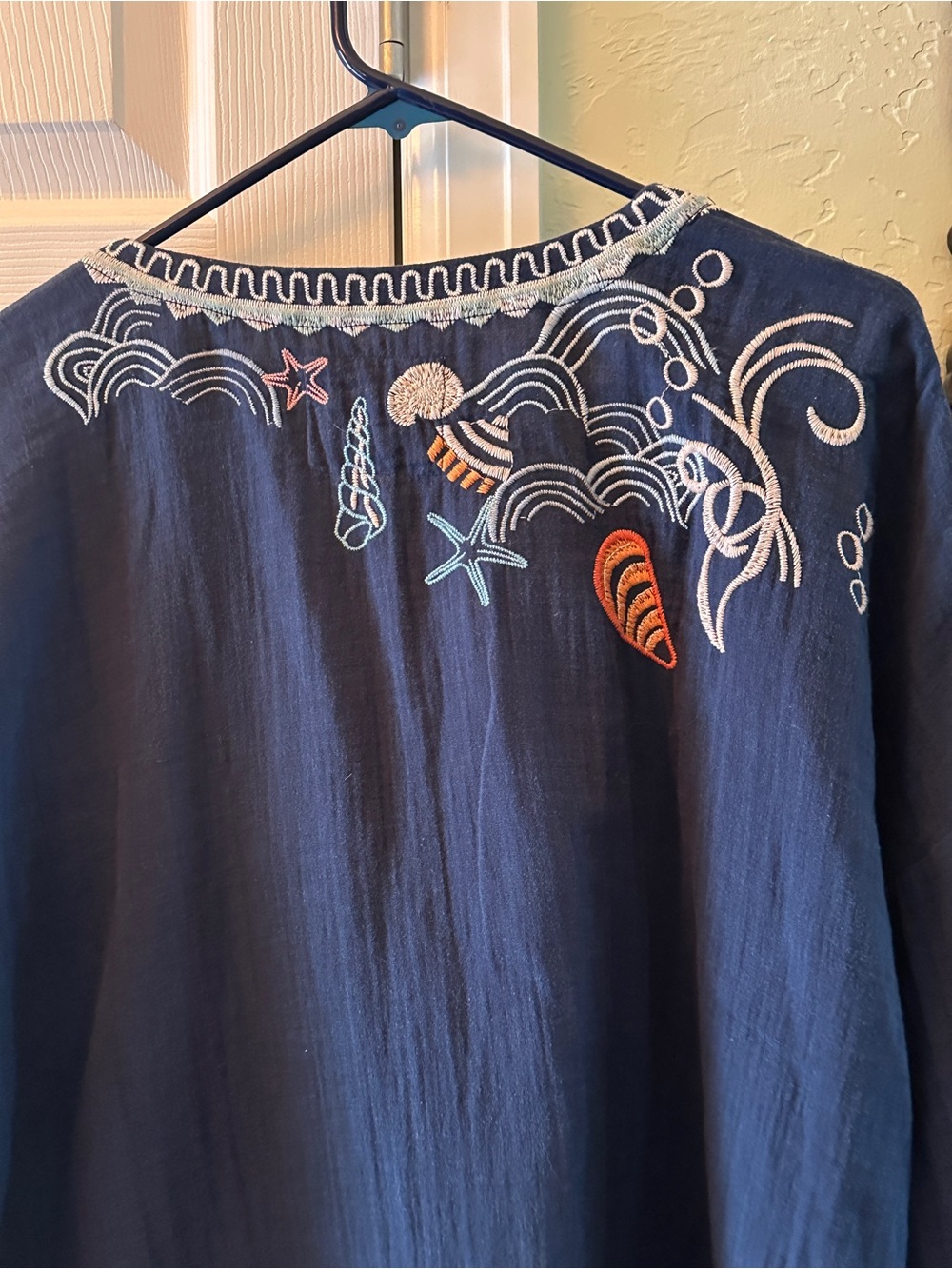 Johnny Was Biya Myrtle Sea Life Tunic - Picture 6 of 16